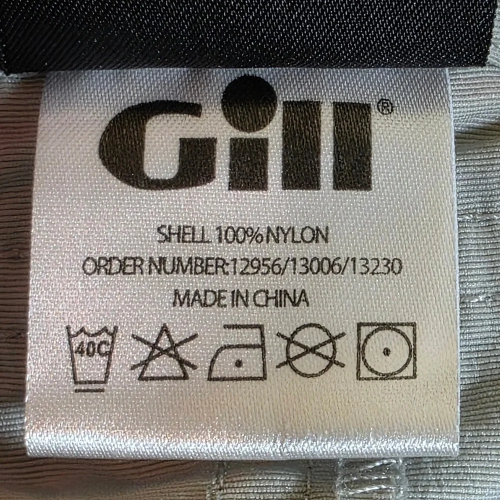 Gill Sailing Shorts Tan Grey Mens Large Nylon Technical Boat Cargo Yachting